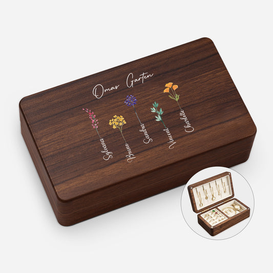 0065AGE1 mamas garten personalisiertes geschenk schmuckkastchen holz omamama 0065ajsq5a