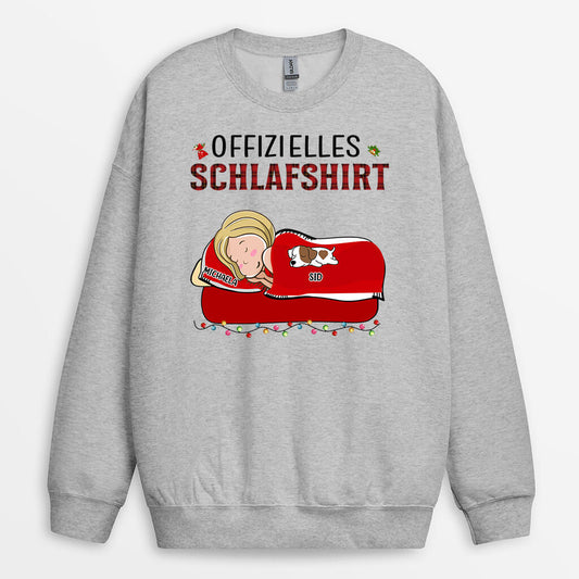 0099WGE2 personalisierte Pullover geschenke hunde hundeliebhaber offizielles schlafshirt