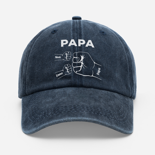 0263AGE1 papa faustgruss personalisiertes geschenk washed cap papa opa 0263ajsf8b