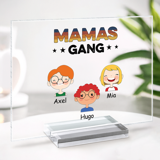 0793RGE2 opas gang kinder personalisierte acryl plakette papa 0793R8N7B