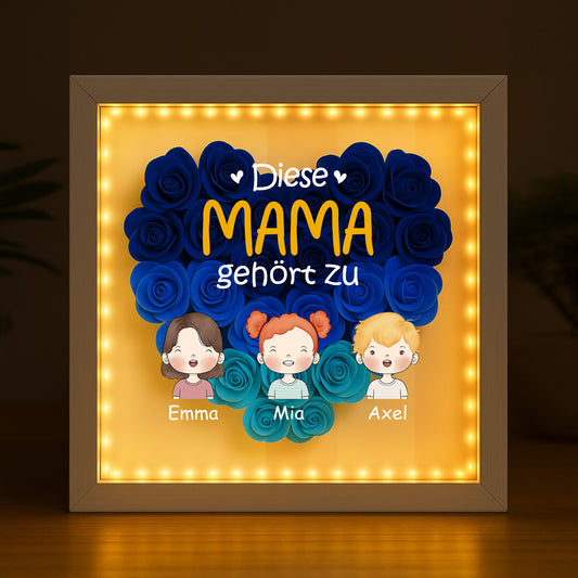 0827OGE2 dieser papa gehort zu kinder 3d bilderrahmen personalisiert_ papa 0827O8M8B