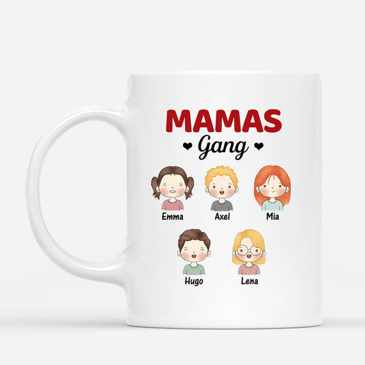 0845MGE1 Personalisierte Geschenke Tasse Kinder Mama Oma