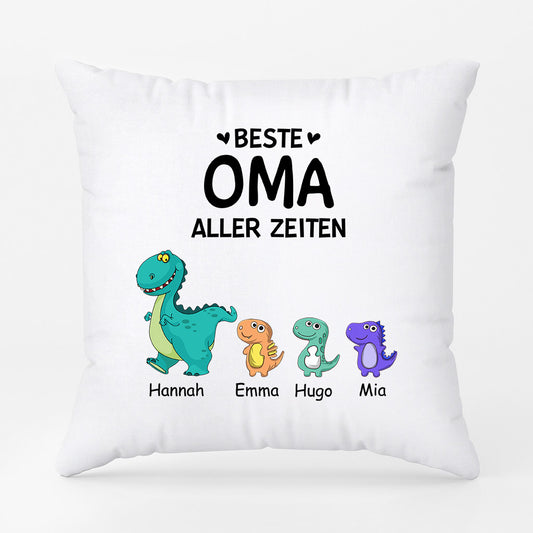 0922PGE2 Personalisierte Geschenke Kissen Kinder Enkelkinder Mama Oma