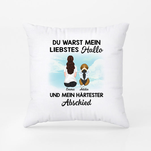 1052PGE1 Personalisierte Geschenke Kissen Hunde Hundeliebhaber Hundebesitzer