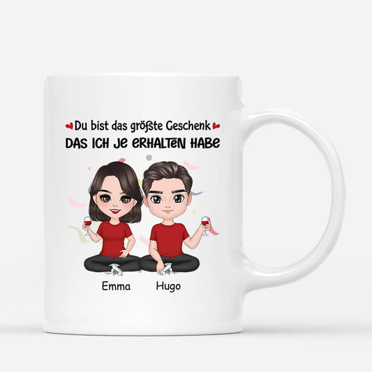 1061MGE1 Personalisierte Geschenke Tassen Freund Freundin Paare