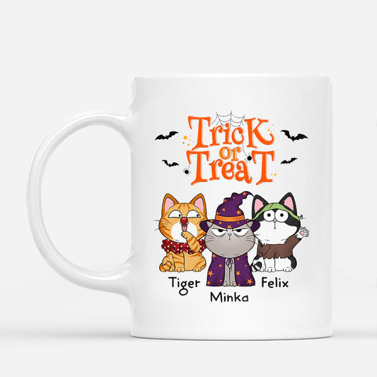 1294MGE1 personalisierte susses oder saures halloween katzen tasse_44846777 b78d 4c72 ab4c c999d6bebcac