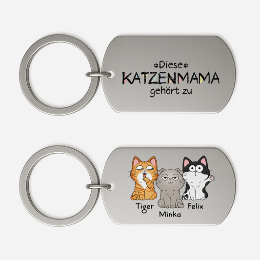 1295JGE1 diese katzenmama gehort zu aluminium schlusselanhanger personalisiert_ katzen 1295J8N8D_98bcfe21 96b3 4c4d 81ac 6c37a59ad262