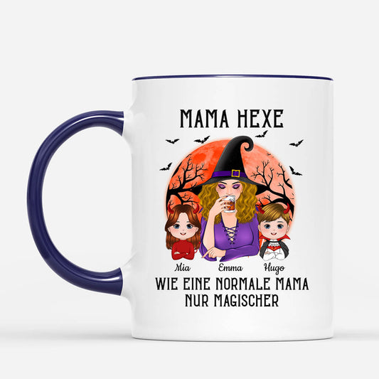 1324MGE2 personalisierte oma hexe wie eine normale oma halloween tasse