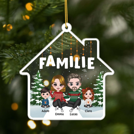 1415OGE1 personalisiertes die familie im wald weihnachten ornament_da2d64c9 aecd 4765 8c98 8e2cd82b37c3