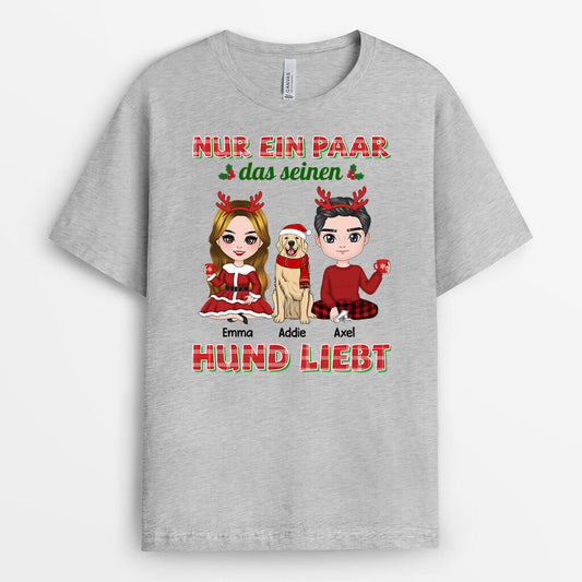 1471AGE2 personalisiertes nur ein paar das seine hunde liebt zu weihnachten t shirt_7e86d446 e742 4b98 97f3 44bc539c2a82