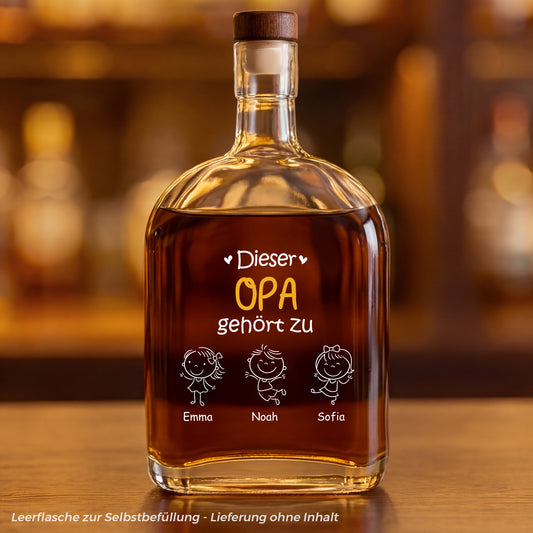 1617AGE1 dieser papa gehort zu personalisiertes geschenk whiskyflasche papa opa mama oma 1617aitp8b