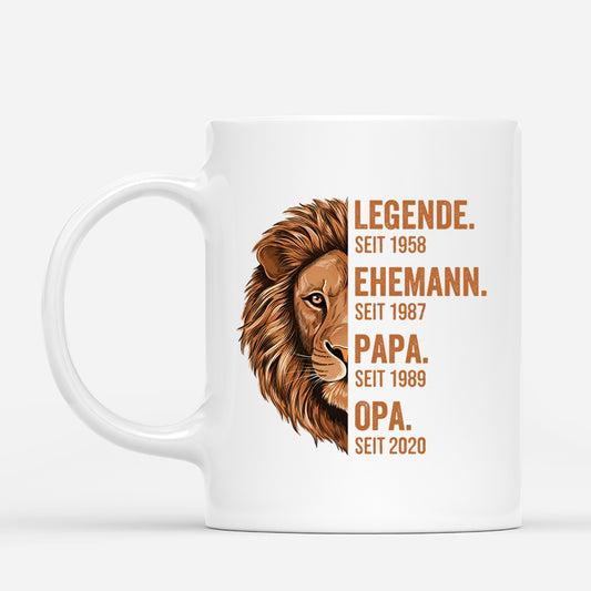 1632MGE1 personalisierte legende ehemann papa opa seit tasse_b1afe7a5 ef24 407d 835b b94ad3b56dc7