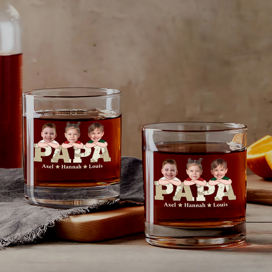 1717IGE1 papa kinder mit gesicht whiskyglas mit personalisierung_ papa 1717IKH8B