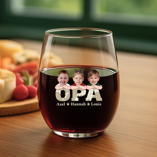 1717IGE2 papa kinder mit gesicht _personalisiertes weinglas ohne stiel papa 1717IKH8B