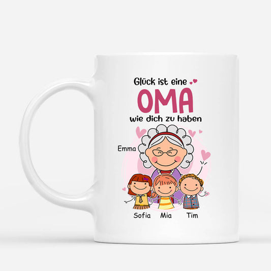 2001MGE1 personalisierte gluck ist eine oma wie dich zu haben tasse