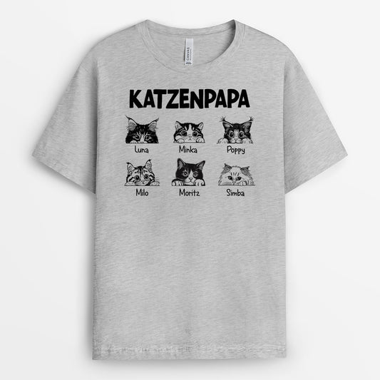 2111AGE1 personalisiertes katzenpapa t shirt 2111a685b