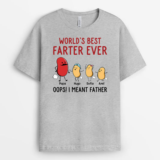 2117AGE2 personalisiertes bester furzer der welt t shirt