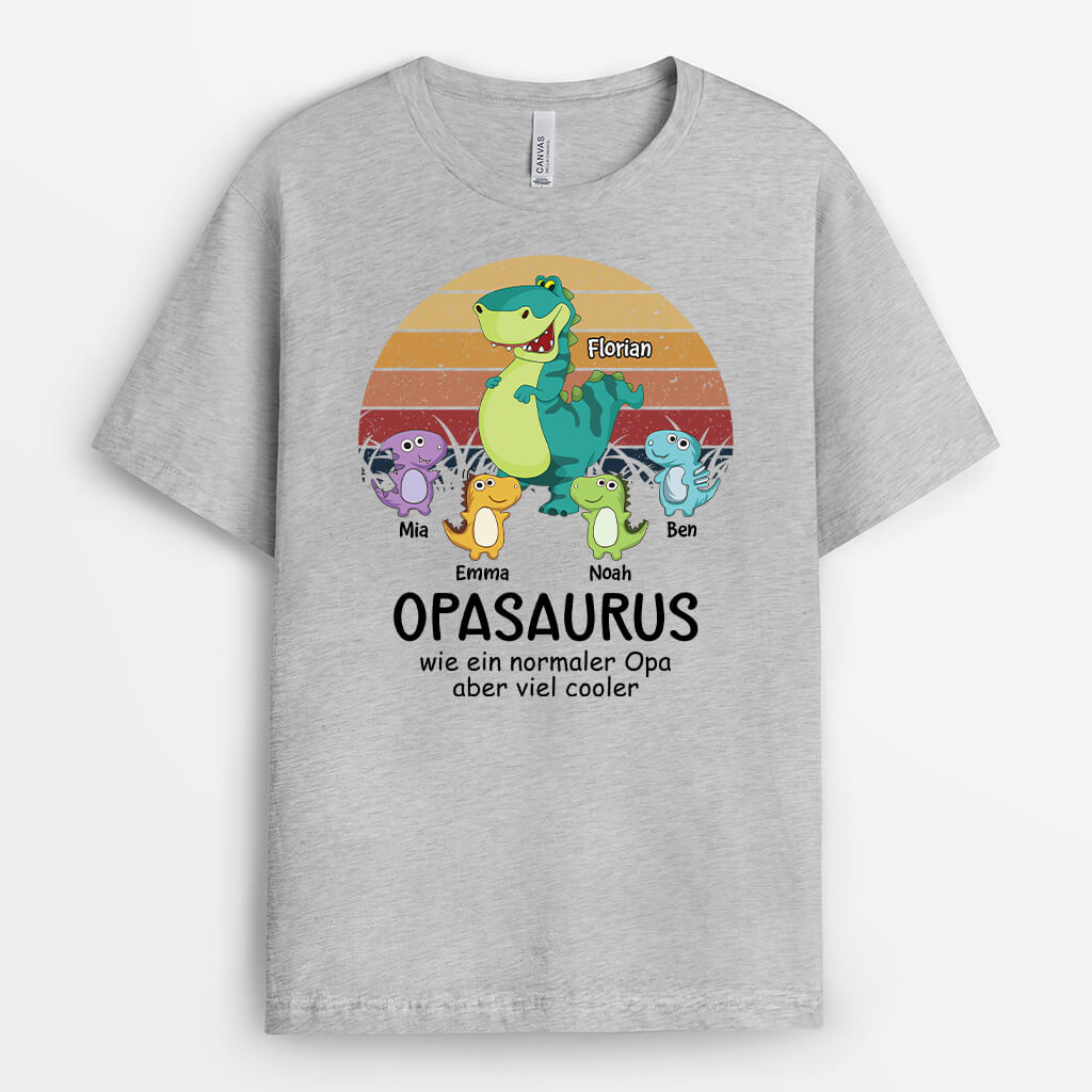 Papasaurus - Personalisiertes Geschenk | T-shirt für Papas