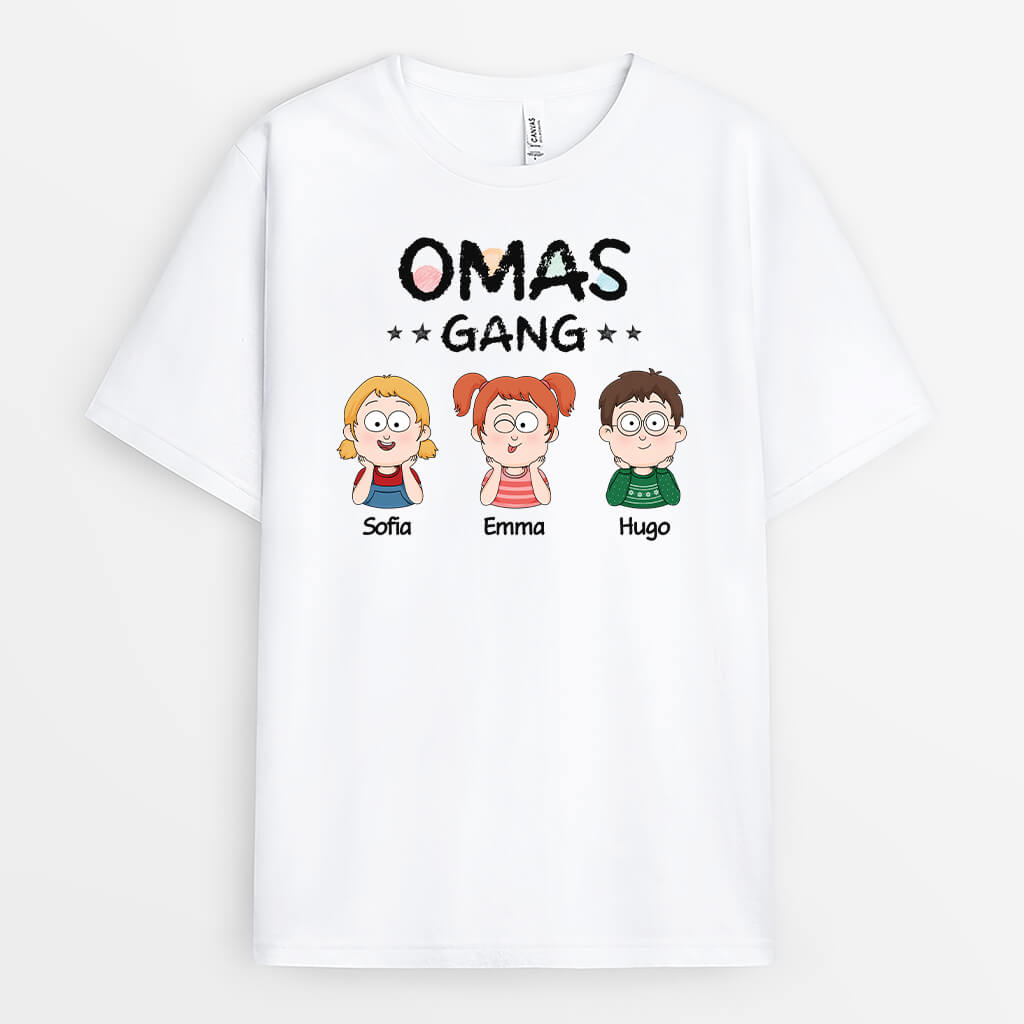 Mamas/Omas Bande - Personalisiertes Geschenk | T-Shirt für Frauen