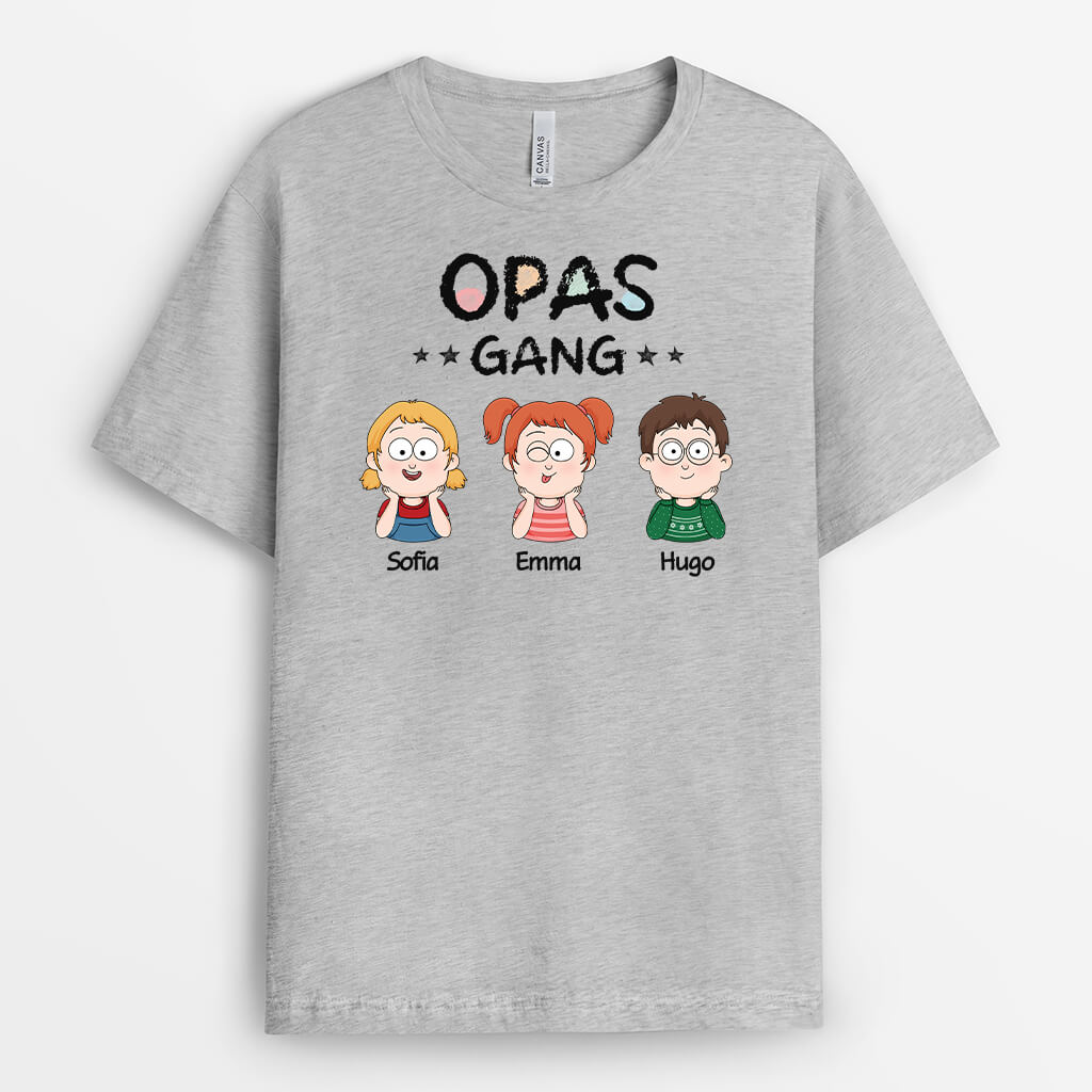 Papas/Opas Bande - Personalisiertes Geschenk | T-Shirt für Herren