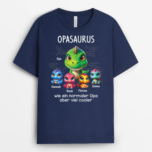 2403AGE2 personalisiertes opasaurus wie ein normaler opa nur noch grossartiger t shirt 2403a9e5b