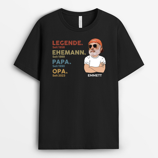 2413AGE1 personalisiertes die legende t shirt 2413a5c8b