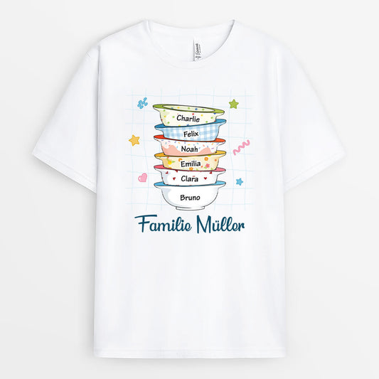2564AGE1 personalisiertes die familie t shirt