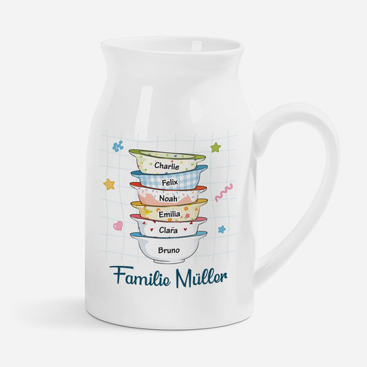 2564OGE1 die familie personalisierte geschenke familie keramik vase schusseln 2564o8l7i