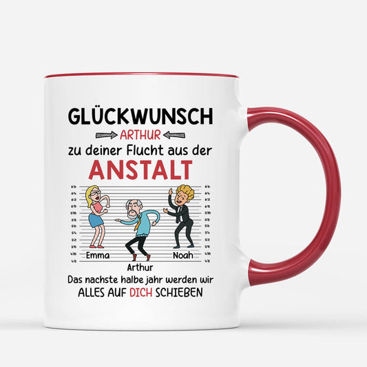 2582MGE1 personalisierte feierlichkeiten und schuldzuweisungen tasse