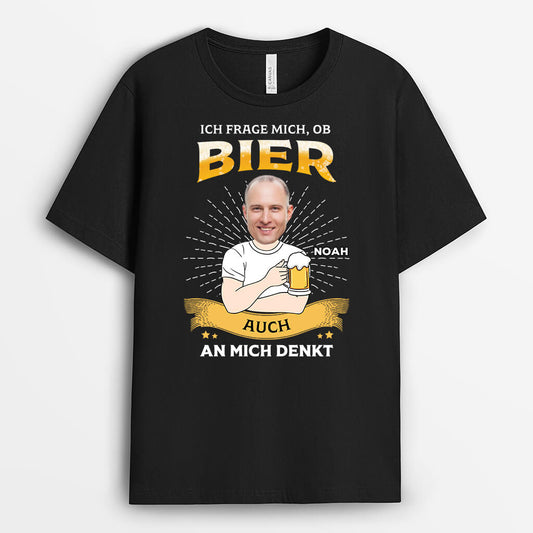 2681AGE1 ich frage mich ob bier auch an mich denkt lustiges t shirt fur manner personalisiert