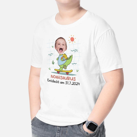 2685AGE2 entdeckt am tag monat jahr personalisiertes t shirt fur kinder