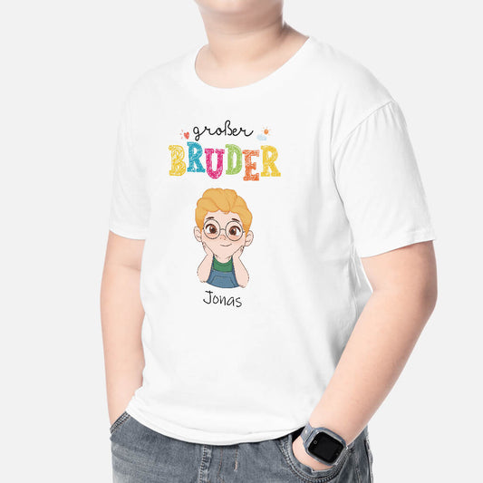 2704AGE2 bruder und schwester personalisiertes t shirt fur geschwister