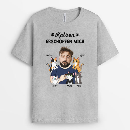 2706AGE1 katzen erschopfen mich lustiges t shirt fur katzenliebhaber personalisiert
