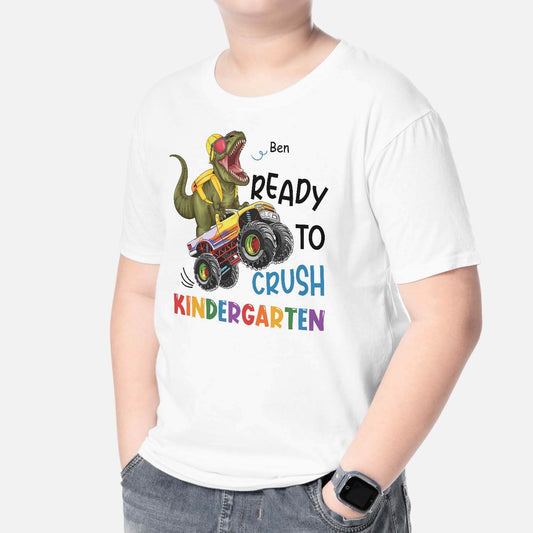 2709AGE2 bereit den kindergarten zu rocken personalisiertes t shirt fur kinder