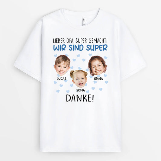 2744AGE1 liebe mama oma super gemacht ich bin super personalisiertes t shirt fur frauen