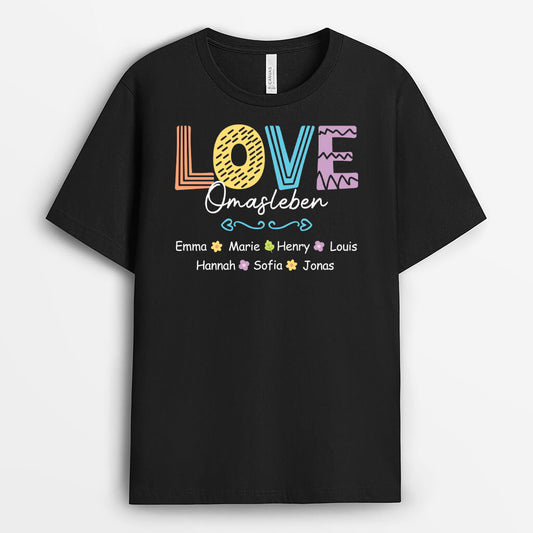 2770AGE1 liebe omasleben mamasleben personalisiertes t shirt fur frauen
