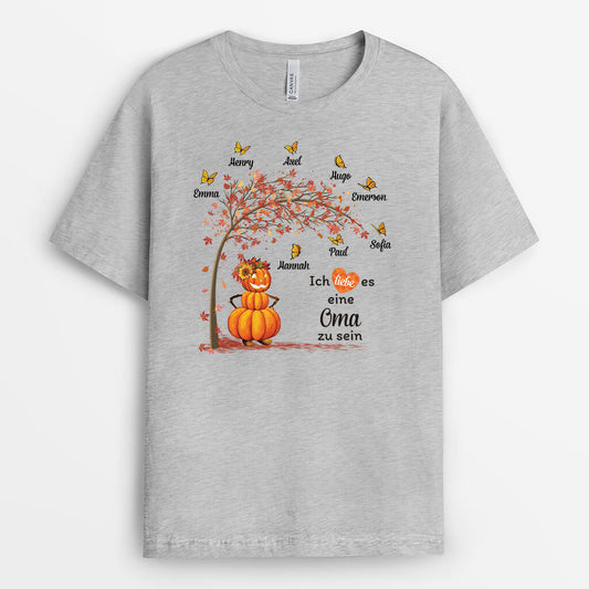 2773AGE2 ich liebe es eine mama oma zu sein personalisiertes t shirt mit herbstmotiven fur frauen