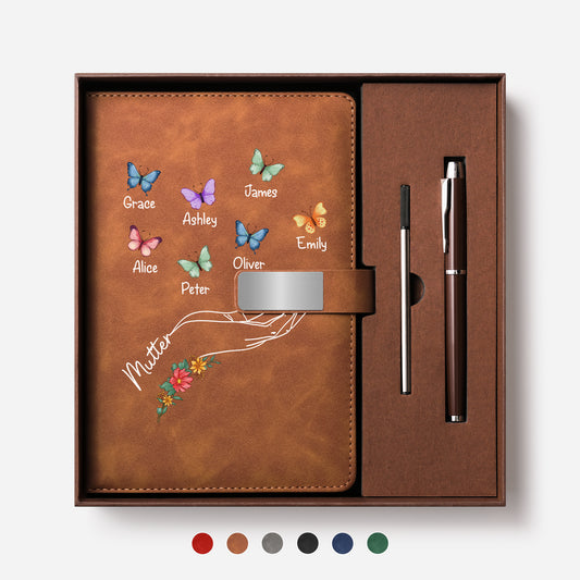 2782MGE1 oma blumen schmetterlinge personalisiertes geschenk uv druck notizbuch mit stift omamama 2782mocp5a_2dc59413 cd7e 40dd 8213 cfd81b17b3d3