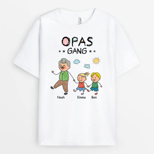2793AGE1 opas papas bande personalisiertes t shirt fur manner