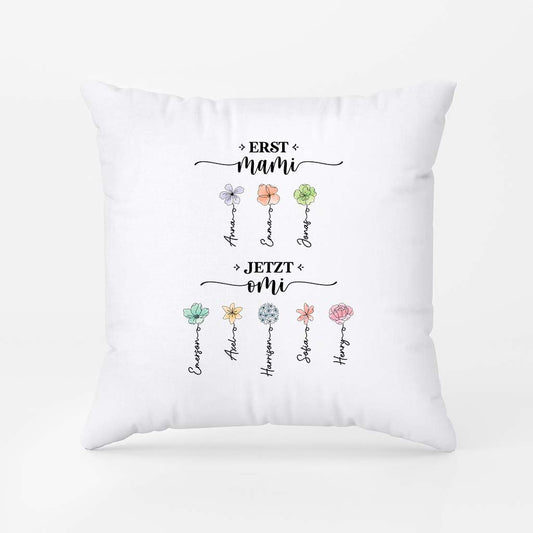 2851PGE2 erst mama jetzt oma personalisiertes kissen fur frauen