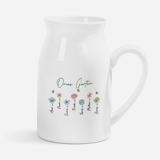 2877OGE1 omas garten blumen personalisiertes geschenk garten vase aus keramik oma mama_ 2877o8l5a