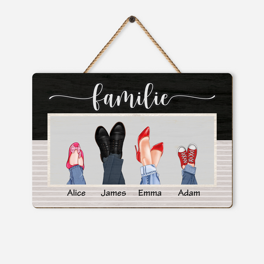 2894QGE1 die familie turschild personalisiert holz_ familie 2894QTV7B