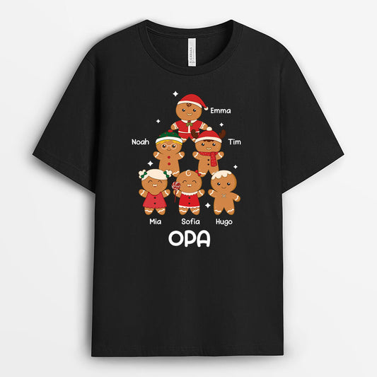 2996AGE1 opa lebkuchenmann personalisiertes t shirt fur opas zu weihnachten