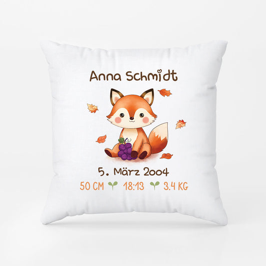 3019PGE1 geburtsdatum personalisiertes kissen fur kinder