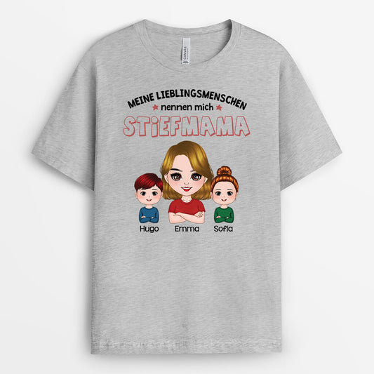 3025AGE2 meine lieblingsmenschen nennen mich stiefpapa personalisiertes t shirt fur stiefvater