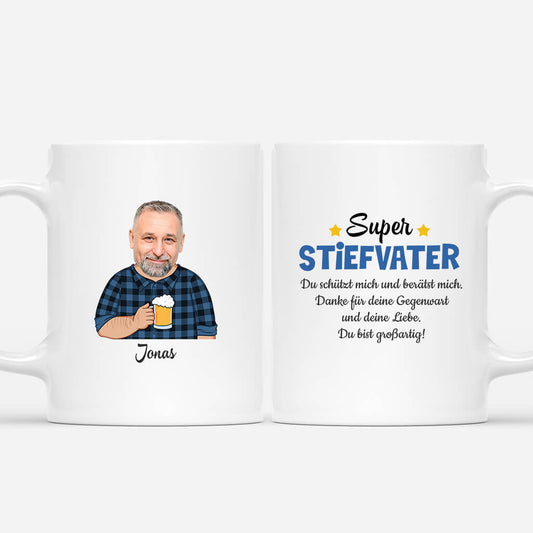 3040MGE1 super stiefvater personalisierte tasse fur stiefvater