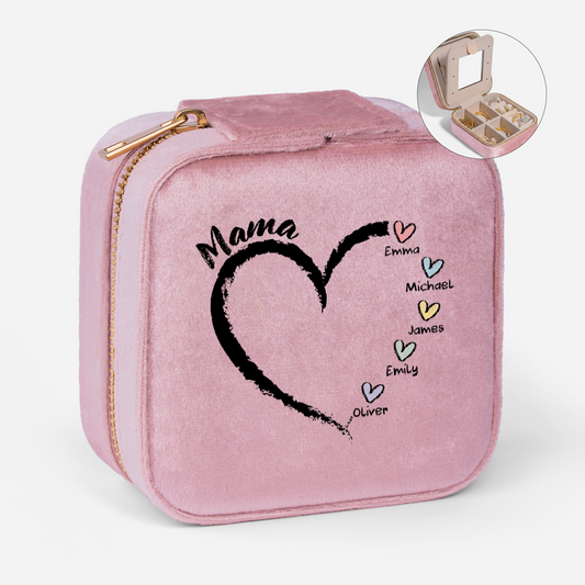 3044AGE1 oma enkelkinder herzen personalisiertes geschenk schmuckkastchen samt oma mama 3044aj8f5a