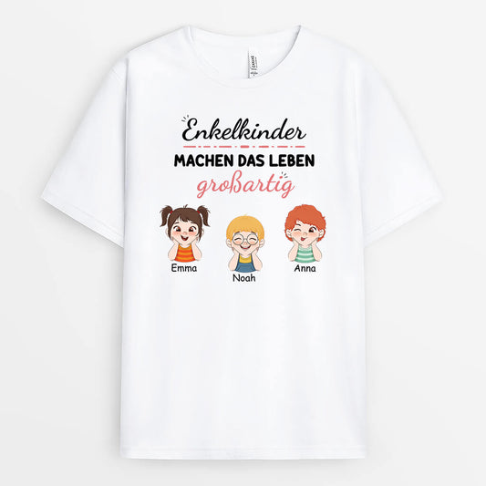 3070AGE1 enkelkinder machen das leben grossartig personalisiertes t shirt fur omas