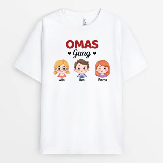 3074AGE1 omas mamas bande personalisiertes t shirt fur damen