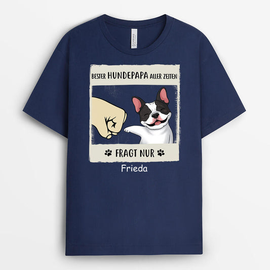 3123AGE2 bester hundepapa aller zeiten personalisiertes t shirt fur hundeliebhaber